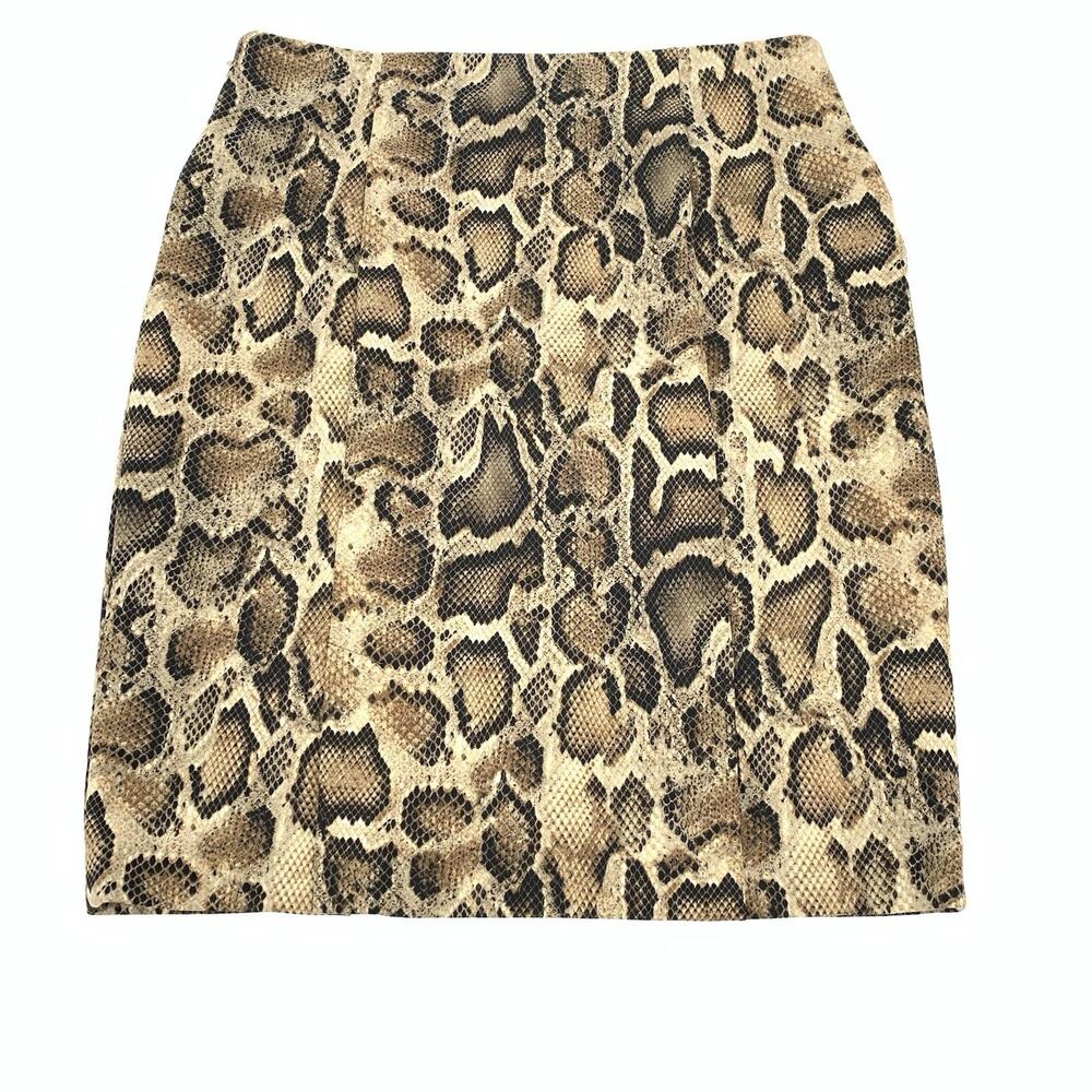 Michael By Michael Kors Python Snakeskin Print Pe… - image 2